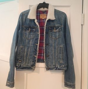 Jean jacket Sherpa lined